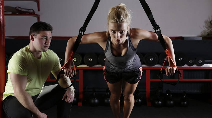 nooit alleen fitnessen