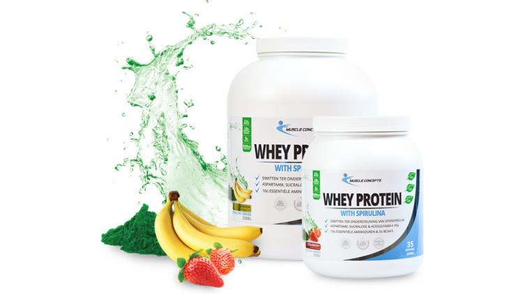 spirulina-eiwitshake