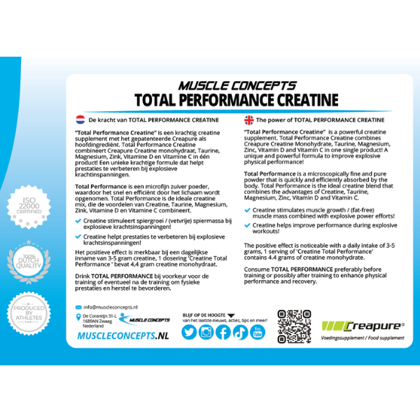Productlabel-creatine-total-performance-informatie label creatine total performance informatie