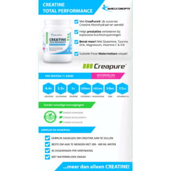 Infographic Creatine Total Performance
