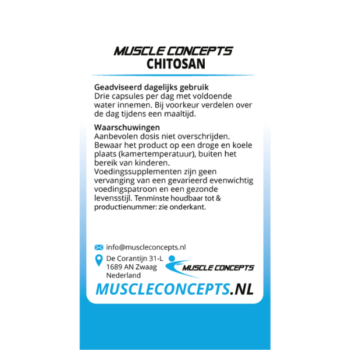 Product label chitosan informatie