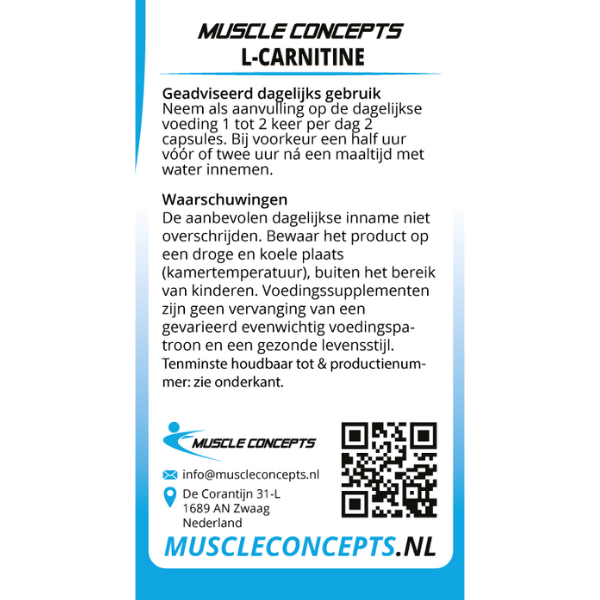 L-carnitine / Acetyl L-carnitine kopen?